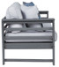 Amora - Charcoal Gray - Loveseat W/Cushion