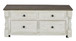 Havalance - White / Gray - Lift Top Cocktail Table With Storage Drawers