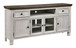 Havalance - Brown / Beige - Extra Large TV Stand - 4 Doors