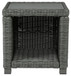 Elite Park - Gray - Square End Table