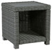 Elite Park - Gray - Square End Table