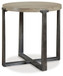Dalenville - Round End Table - Gray