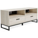 Socalle - Light Natural - Medium TV Stand - Vinyl-Wrapped