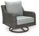 Elite Park - Swivel Lounge w/ Cushion - Gray