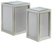 Traleena - Nesting End Tables (Set of 2) - Silver Finish