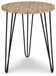 Drovelett - White / Light Brown - Accent Table