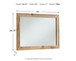 Hyanna - Bedroom Mirror - Tan Brown