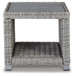 Naples Beach - Light Gray - Square End Table