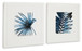 Breelen - Blue / White - Wall Art Set (Set of 2)