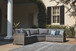 Salem Beach - Gray - 3 Pc. - Sectional Lounge