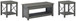 Freedan - 3 Pc. - Coffee Table, 2 End Tables - Grayish Brown