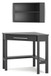 Otaska - Black - Corner Desk, Bookcase