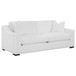 Ashlyn - Upholstered Sloped Arms Sofa - White