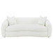 Isabella - Upholstered Tight Back Sofa - White