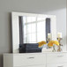 Felicity - Rectangle Dresser Mirror - Glossy White