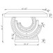 Imogen - Sculptural Mirrored Entryway Console Table - Silver