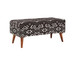 Cababi - Upholstered Storage Bench - Black And White