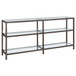 Kate - 2-Tier Bookcase - Black Nickel