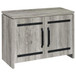 Enoch - 2-Door Accent Cabinet - Gray Driftwood