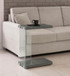 Colby - Engineered Wood C-Shaped Side Table - Weathered Gray