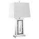 Ayelet - Table Lamp With Square Shade - White And Mirror