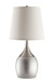 Tenya - Empire Shade Table Lamps (Set of 2) - Silver And Chrome