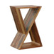 Lily - Geometric Accent Table - Natural