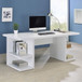 Alice - Writing Desk - White With Open Shelves