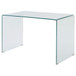 Ripley - Glass Writing Desk - Clear