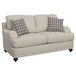 Glenn - Upholstered English Arm Loveseat - Light Gray