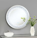 Landar - Round Wall Mirror - Silver