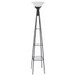 Gianni - Versatile Shelf Tower Floor Lamp - Charcoal Black