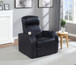 Cyrus - Home Theater Upholstered Recliner - Black