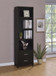 Lewes - 4-Shelf Engineered Wood Media Tower - Cappuccino