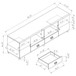 Burkett - 2 Door Engineered Wood TV Stand - White High Gloss
