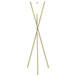 Yamileth - Spherical Bulb Metal Tripod Floor Lamp - Gold