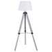 Dayton - Adjustable Empire Shade Tripod Floor Lamp Gray