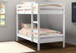 Bellaire Bunkbed Twin over Twin Size in White 1573-TTW, 505-W, 503-W