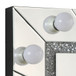 Noralie - 28" Accent Mirror - Mirrored & Faux Diamonds
