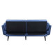 Nafisa - Adjustable Sofa & Ottoman - Blue Fabric