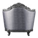 Ariadne - Chair With Pillow - Fabric & Platinum