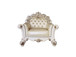 Vendom - Chair - Champagne PU & Antique Pearl Finsih