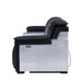 Misezon - Power Motion Recliner - Black Top Grain Leather & Aluminum