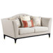 Tayden - Loveseat - Beige Velvet