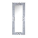 Noralie - Accent Floor Mirror - Pearl Silver