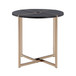 Bromia - End Table - Black & Champagne
