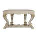 Danae - End Table - Champagne & Gold Finish - 34"