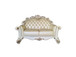 Vendom - Loveseat - Champagne PU & Antique Pearl Finsih