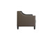 House Beatrice - Loveseat With 3 Pillows - Tan Synthetic Leather , Black Synthetic Leather & Charcoal