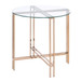 Veises - End Table - Champagne